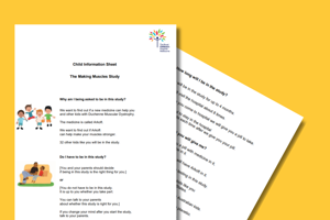 The Making Muscles Study: Child information sheet